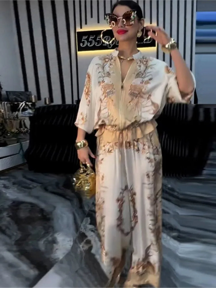 Elena | Conjunto de verano elegante con estampado