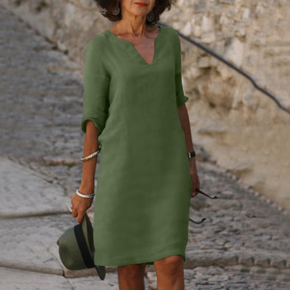 Isabela - Vestido de verano con cobertura de barriga