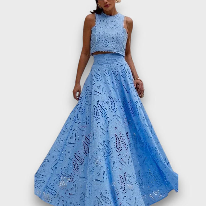 Lorina – Conjunto Doble con Romance de Corte