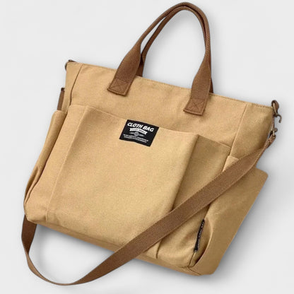 Bolso de lienzo minimalista multifuncional