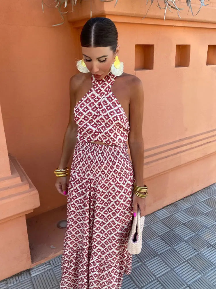 Miki - Vestido midi elegante con hombros al descubierto