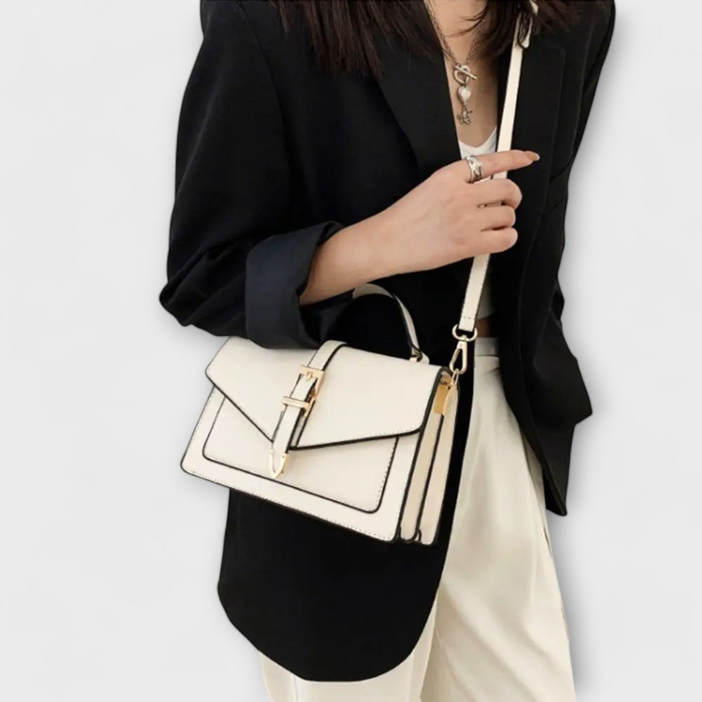 Bolso de mano clásico - Cuero PU elegante