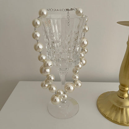 Collar de perlas elegante para mujeres