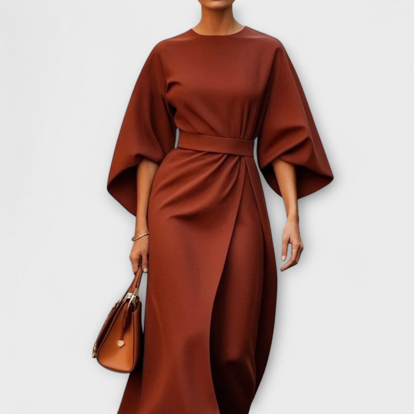 Vestido Sonia Elegante con Mangas Largas