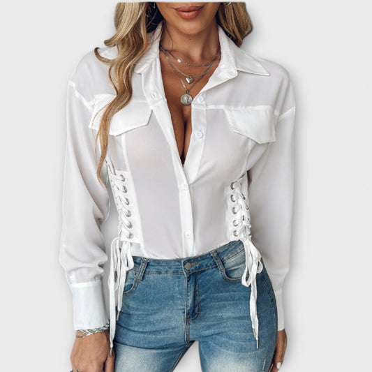 Camisa polo larga para mujeres – Natalia