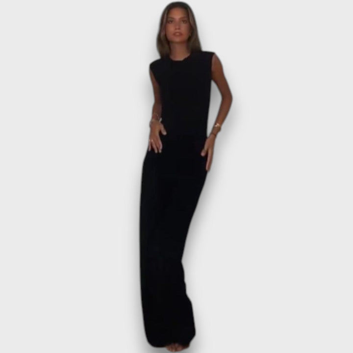 Ana – pantalones cortos sin mangas con línea clara