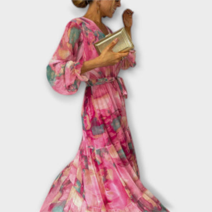 Vestido Maxi Acuarela Soñado - Abuline