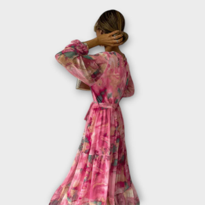 Vestido Maxi Acuarela Soñado - Abuline