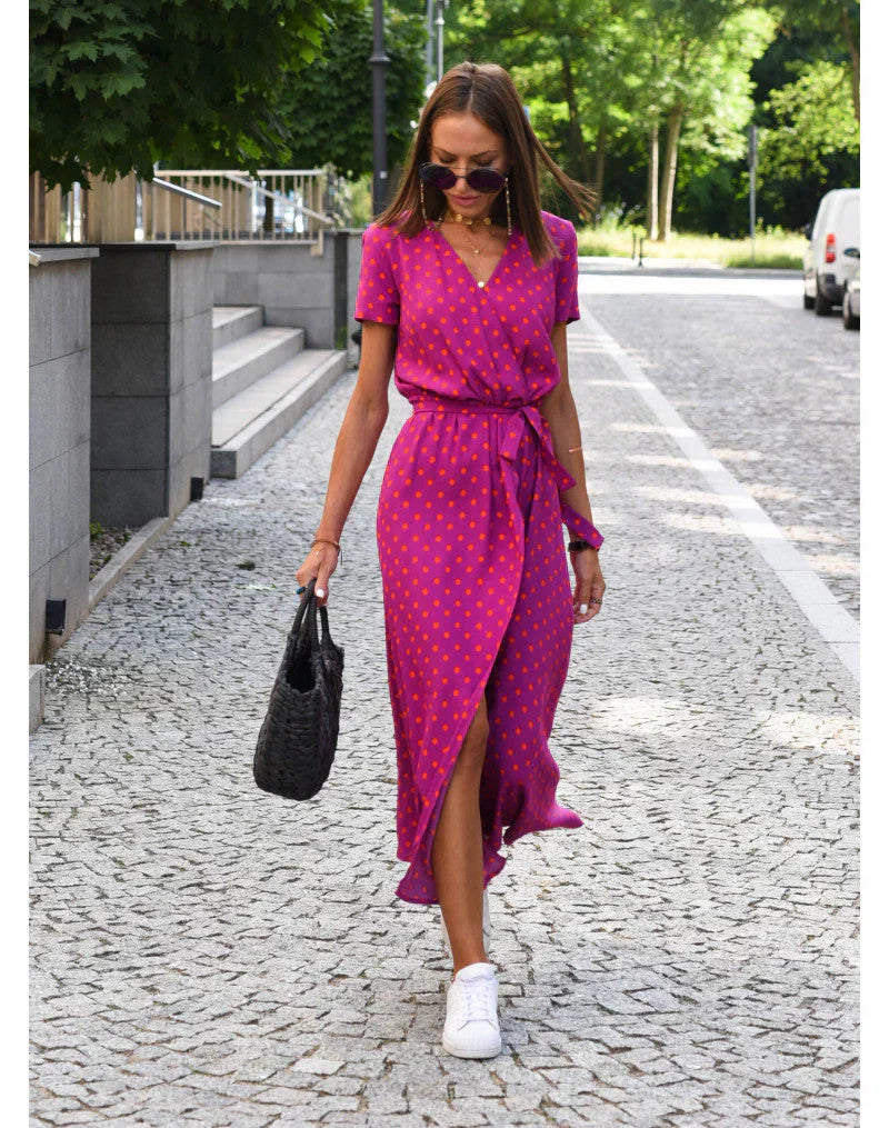 Susan - Vestido elegante con cuello en V