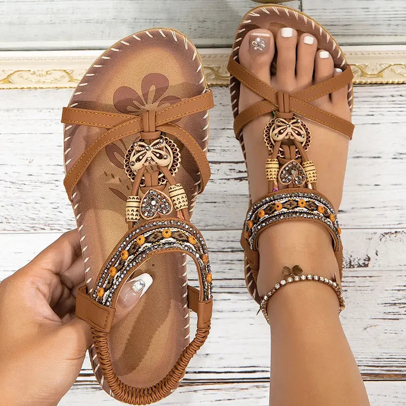 Bianca | Sandalias bohemias elegantes para el verano