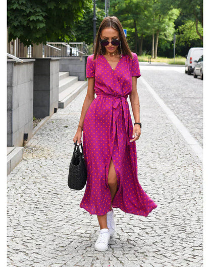 Susan - Vestido elegante con cuello en V