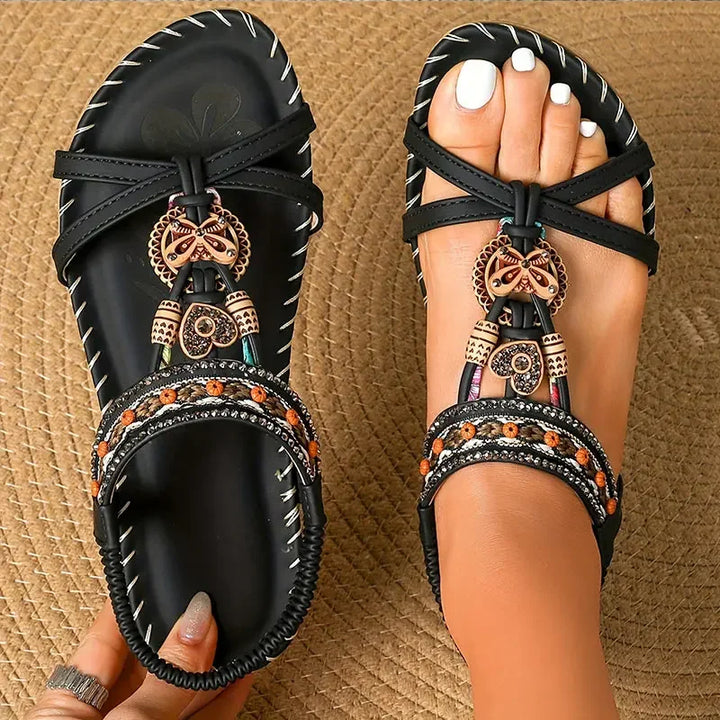 Bianca | Sandalias bohemias elegantes para el verano