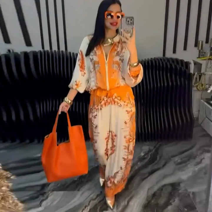 Elena | Conjunto de verano elegante con estampado