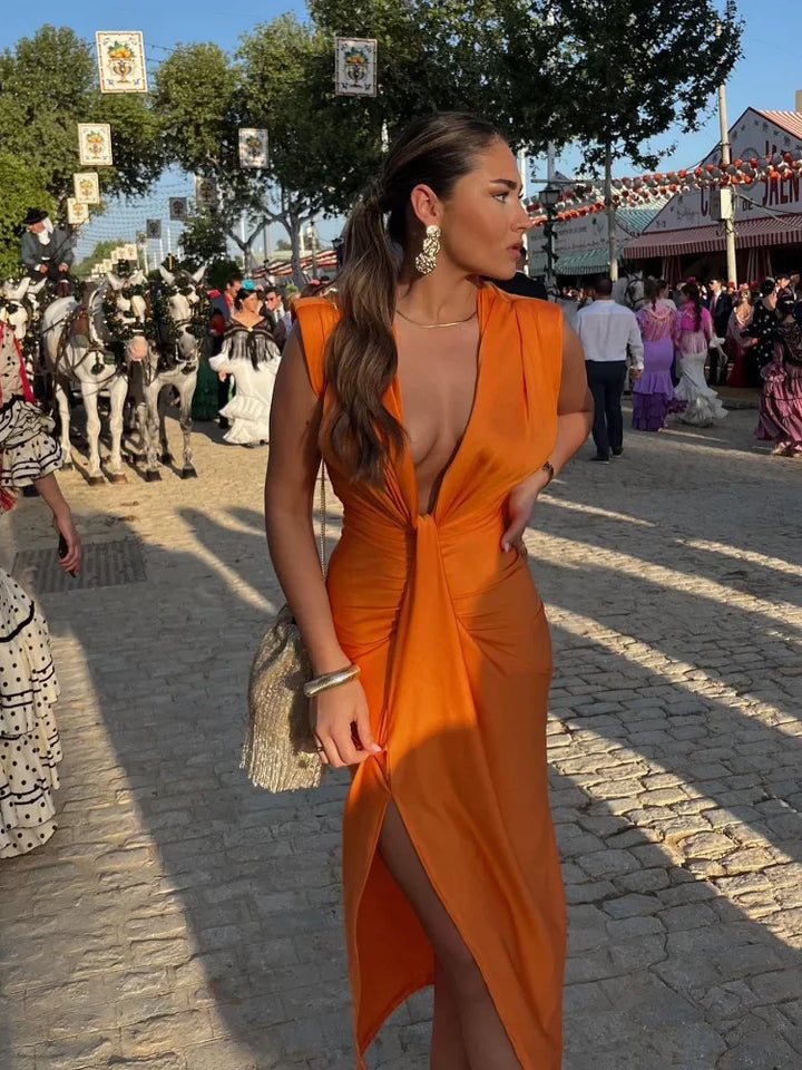 Lily | Elegante vestido plisado