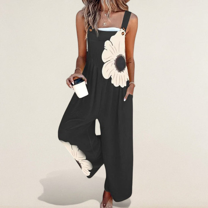 Suéter de verano cómodo con patrón de flores