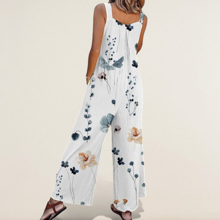 Suéter de verano cómodo con patrón de flores