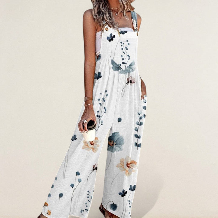 Suéter de verano cómodo con patrón de flores