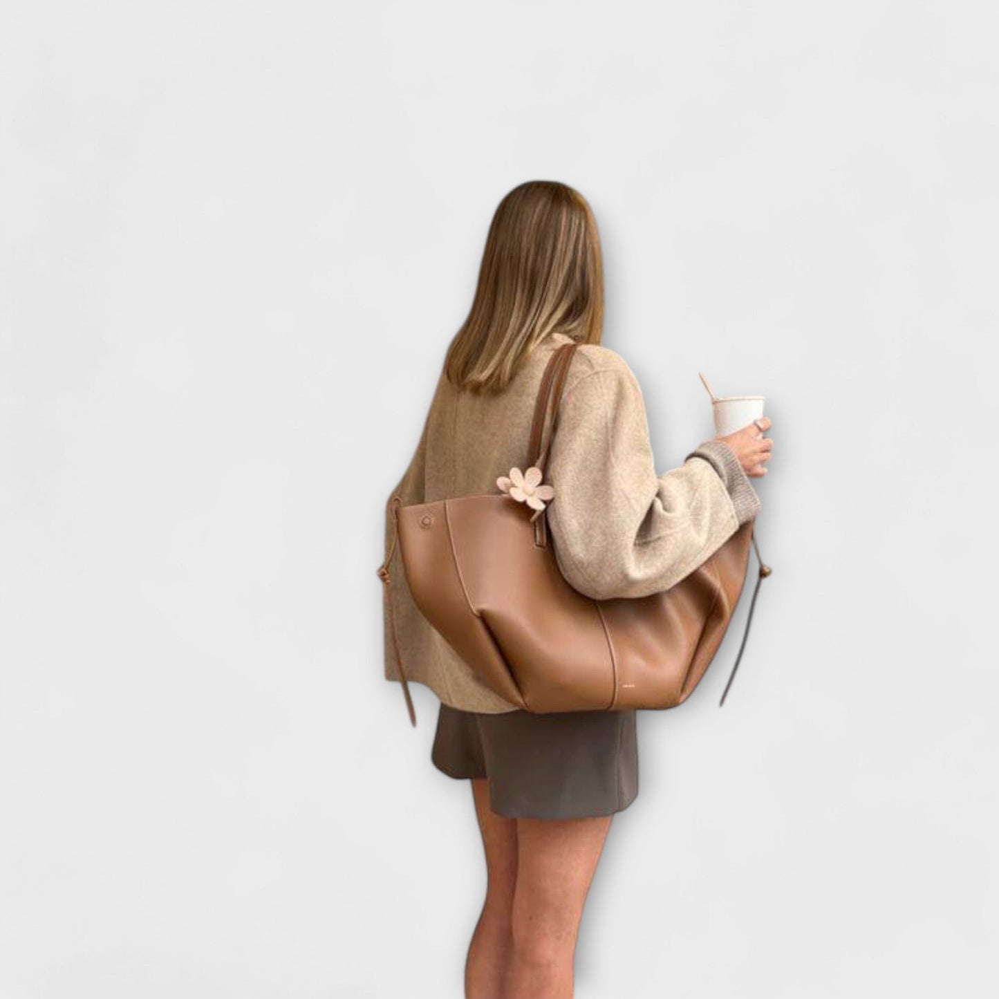 Bolso tote de cuero vintage de Laura – un aspecto lujoso y funcionalidad perfecta
