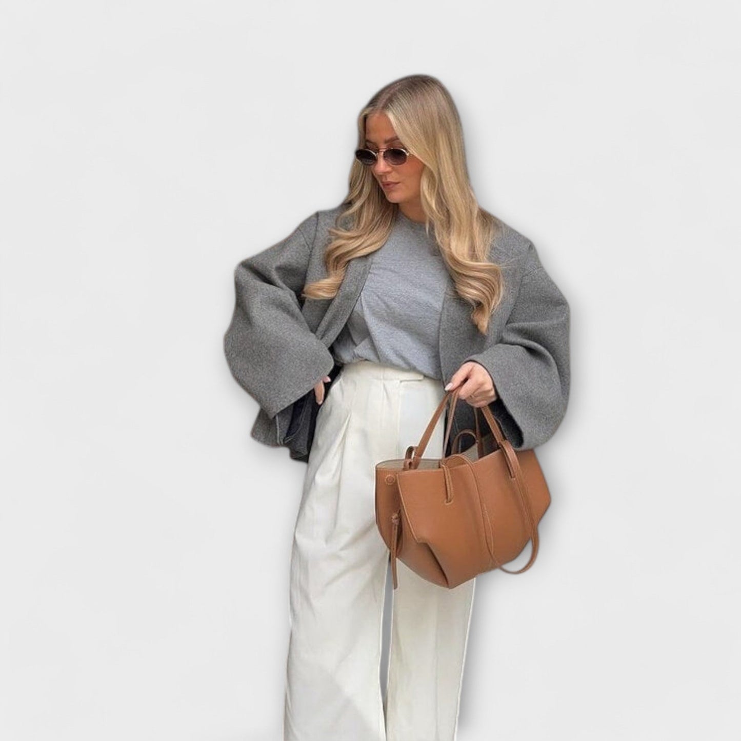 Bolso tote de cuero vintage de Laura – un aspecto lujoso y funcionalidad perfecta