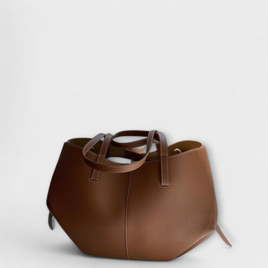 Bolso tote de cuero vintage de Laura – un aspecto lujoso y funcionalidad perfecta