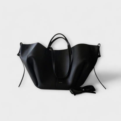 Bolso tote de cuero vintage de Laura – un aspecto lujoso y funcionalidad perfecta