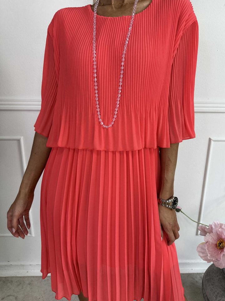 Cristina - Vestido inflable dulce con capa de rafia