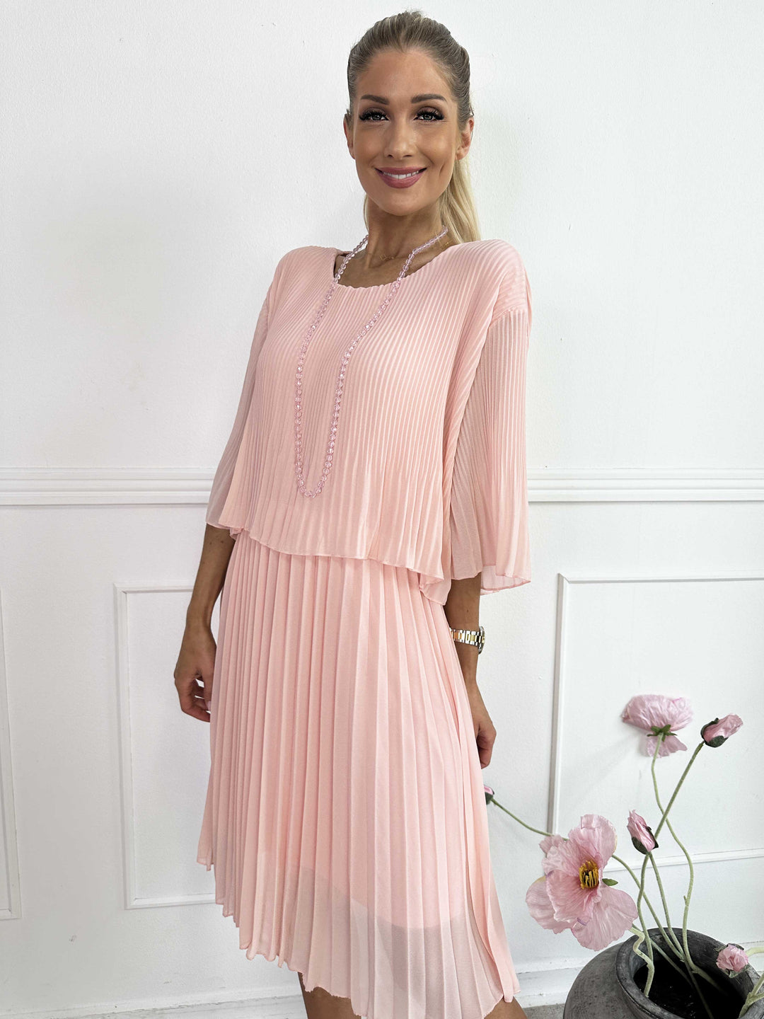 Cristina - Vestido inflable dulce con capa de rafia