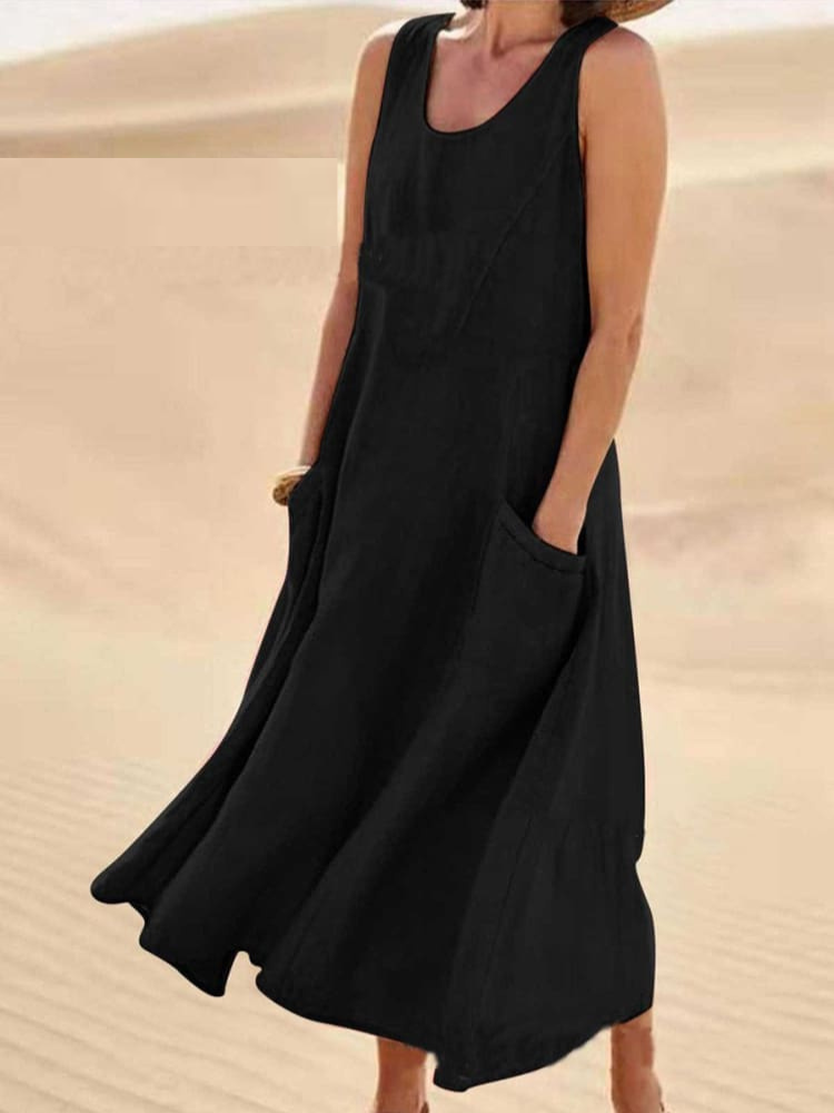 Emili - Vestido de verano elegante con cobertura de abdomen
