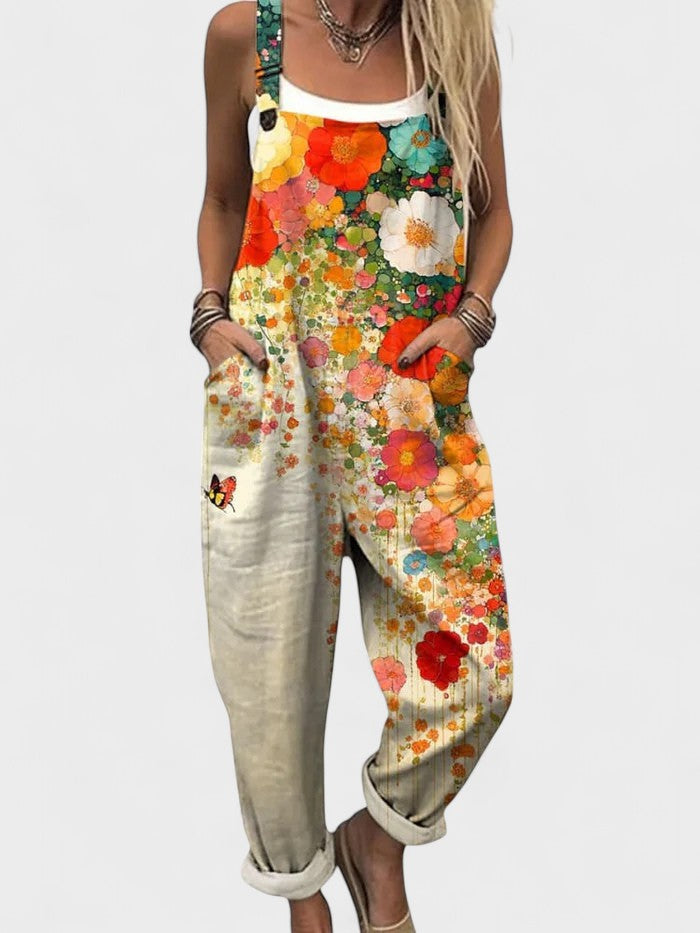 Liza™ | Pantalones de Jardín de Flores