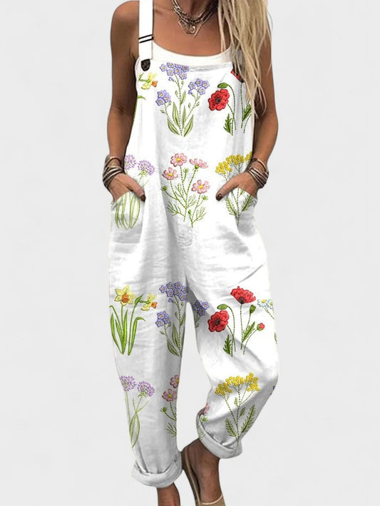 Ida™ | Pantalones de Jardín de Flores