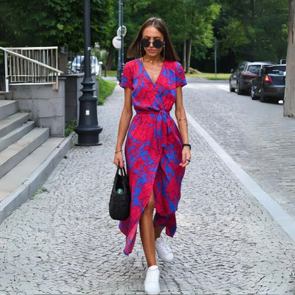 Susan - Vestido elegante con cuello en V