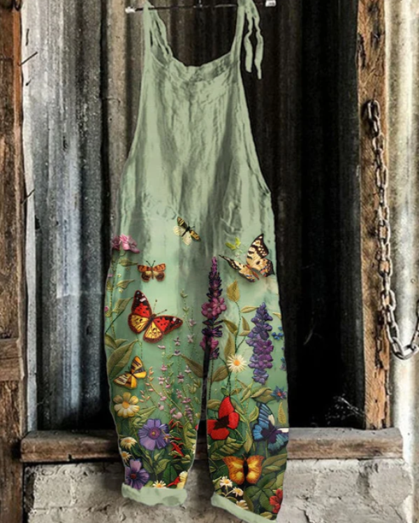 Sofá de flores con mariposas para mujeres - Comodidad y elegancia
