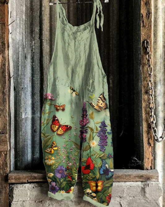Sofá de flores con mariposas para mujeres - Comodidad y elegancia