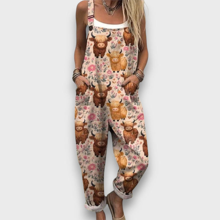 Mavi – pantalones con estampado de abejas y ambiente veraniego