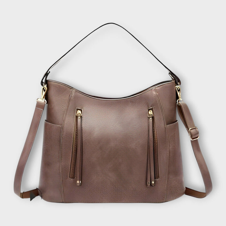 Bolso de cuero para mujeres con diseño vintage elegante