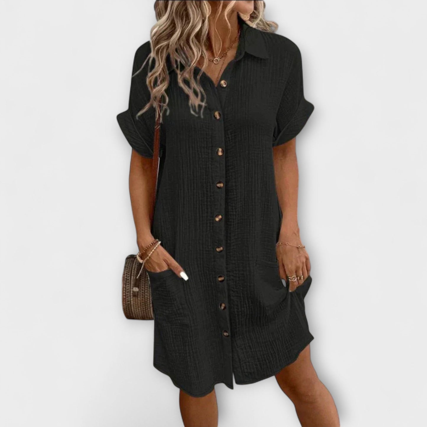Vestido polo clásico para comodidad diaria