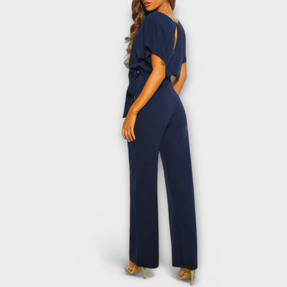 Nuria – Pantalones cortos oscuros con silueta elegante