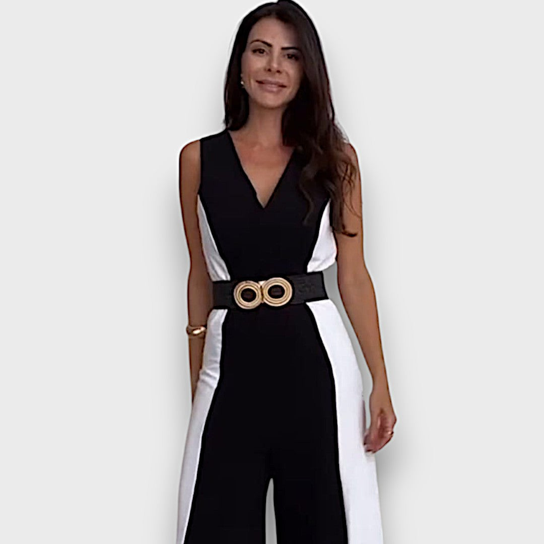 Celestine – pantalones cortos de colores dobles con cinturilla