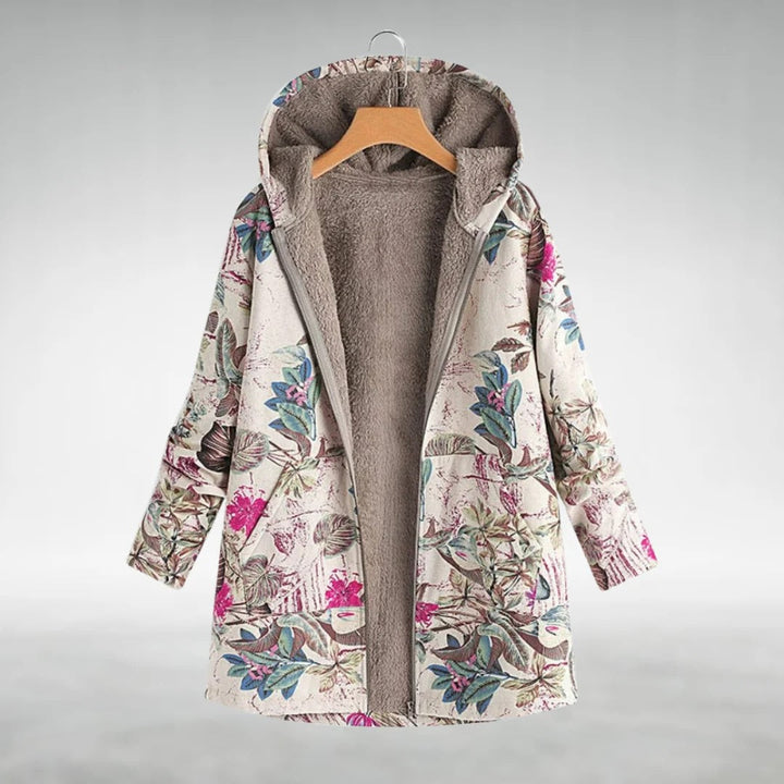 Mira™ - Chaqueta de Forro Polar Floral Elegante