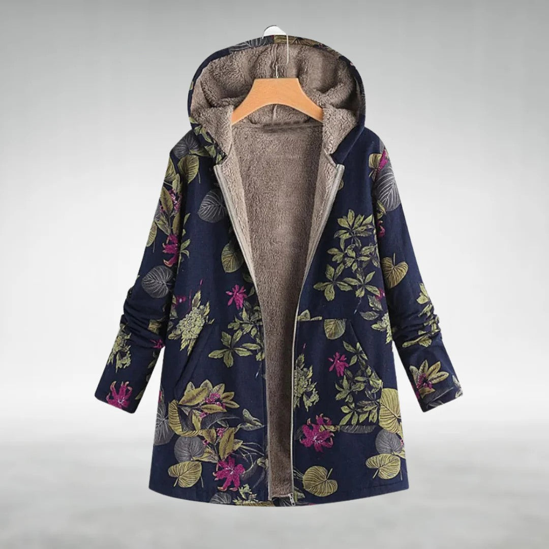 Mira™ - Chaqueta de Forro Polar Floral Elegante
