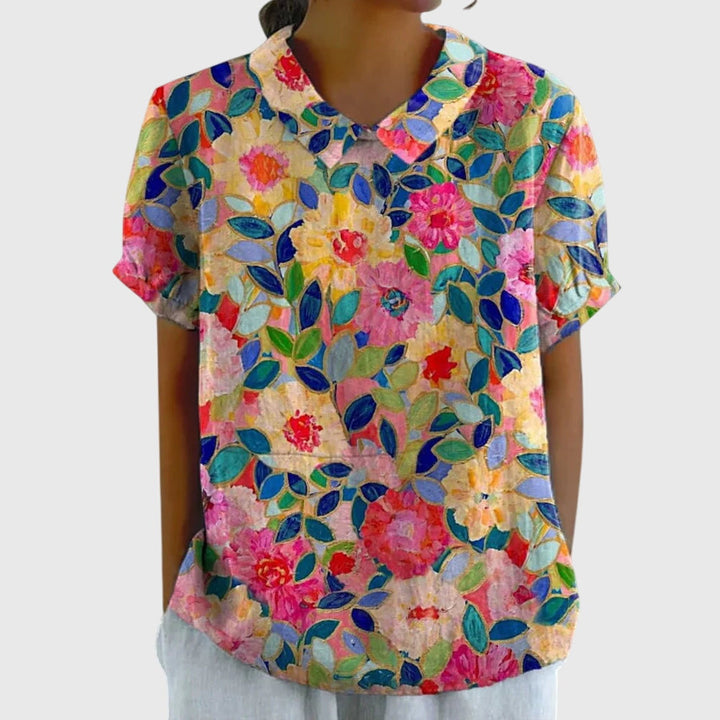 "Clara" | Camiseta elegante con impresión en 3D.