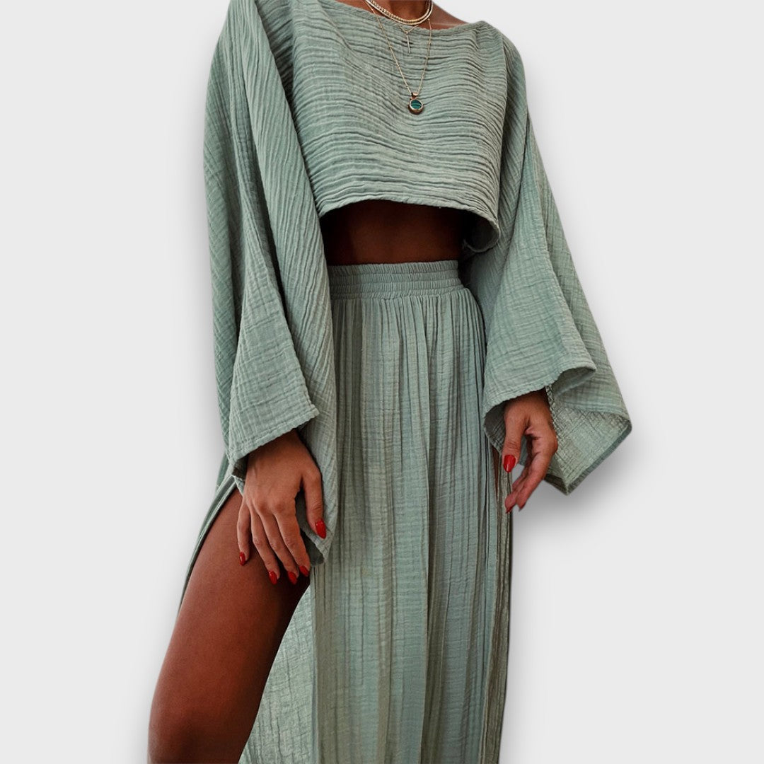 Eliz – Conjunto de licra holgada