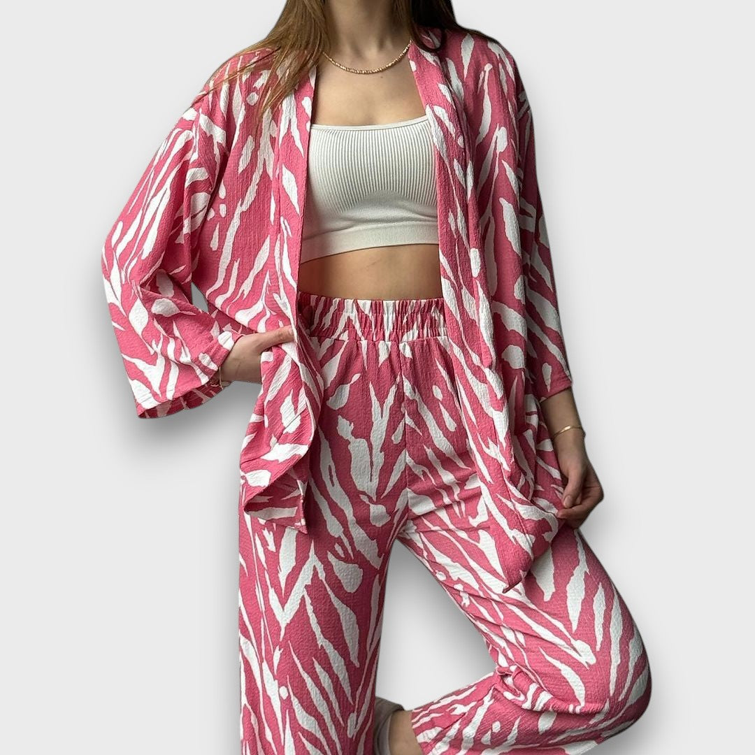 Zana – conjunto con estampado de cebra