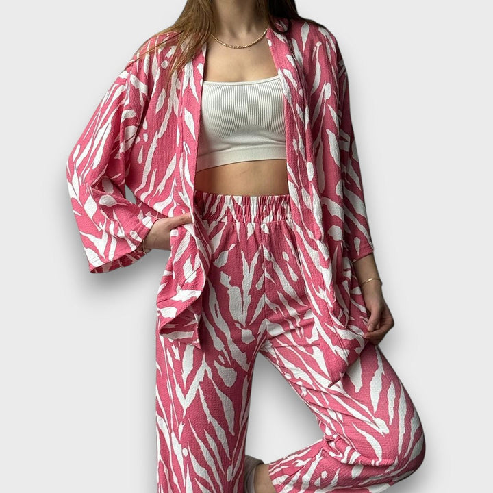 Zana – conjunto con estampado de cebra