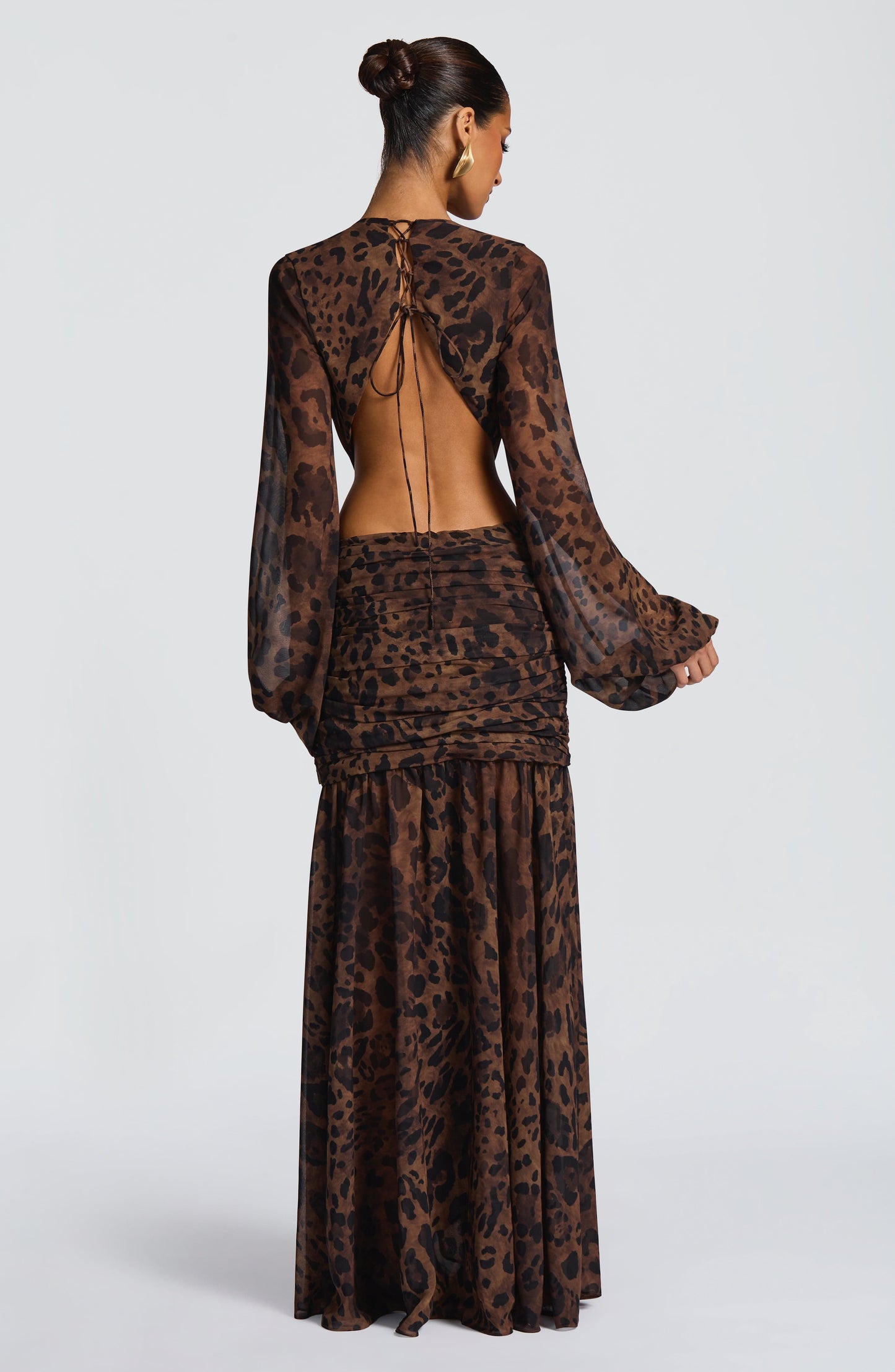 Vestidos Maxi Andrina - Estampado de Tigre