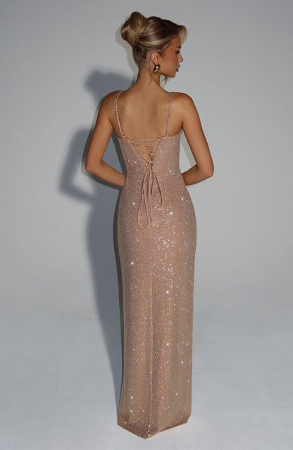 Vestidos Maxi Ashton - Oro