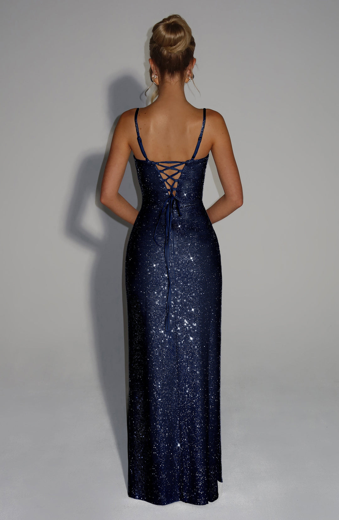 Vestido Maxi Ashton - Azul Oscuro