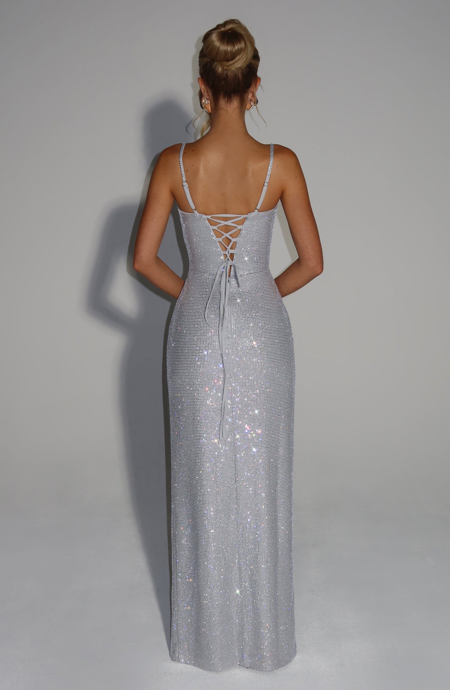 Vestidos Maxi Ashton - Plata
