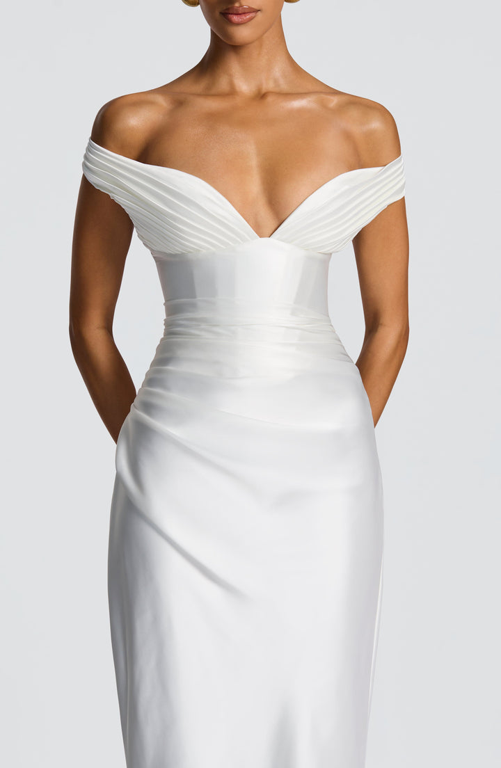 Vestidos maxi Aurelia - marfil