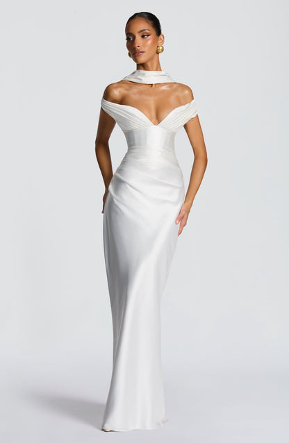 Vestidos maxi Aurelia - marfil
